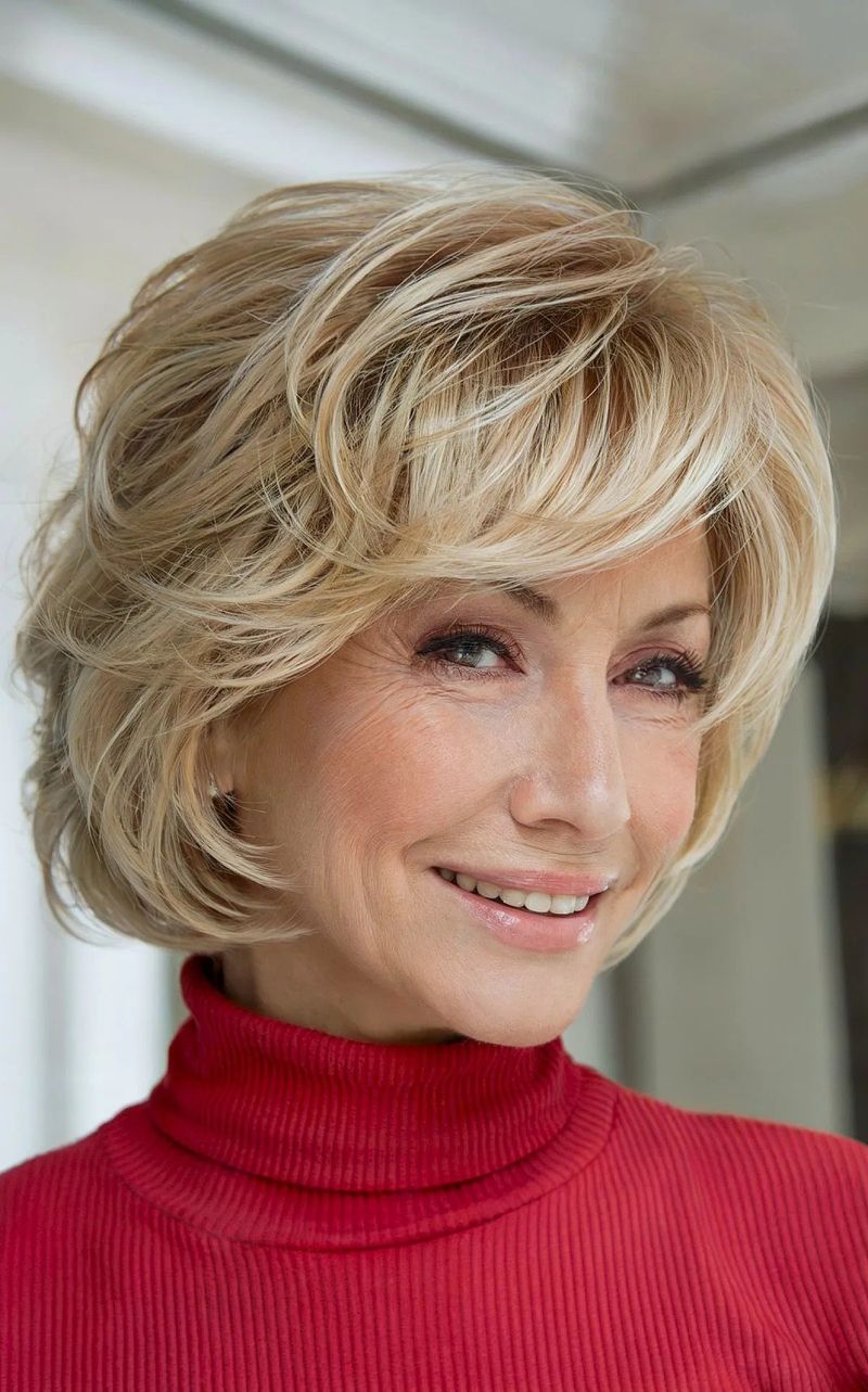 Choppy Bob with Razored Ends