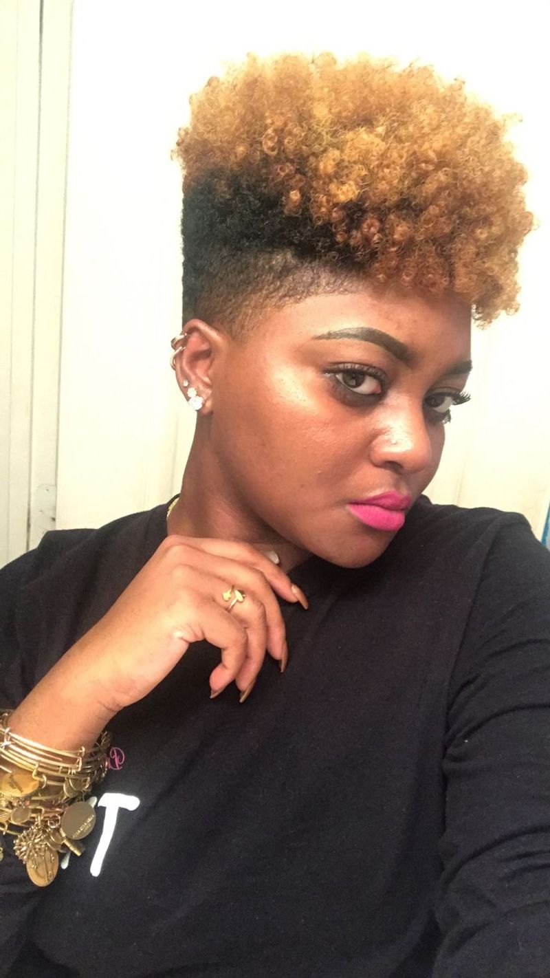 Tapered Sides with Curly Top