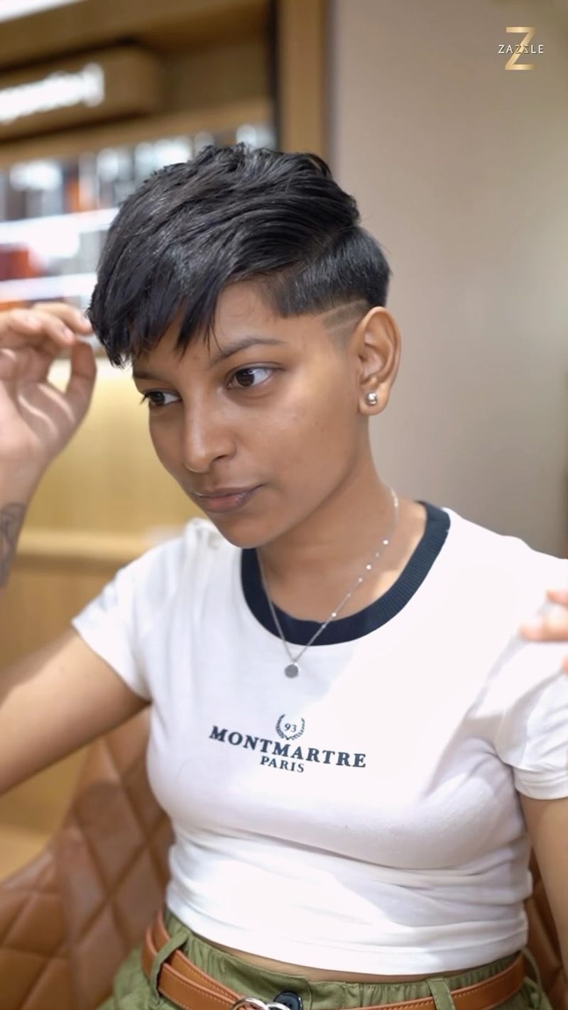 Pixie With Baby Bangs