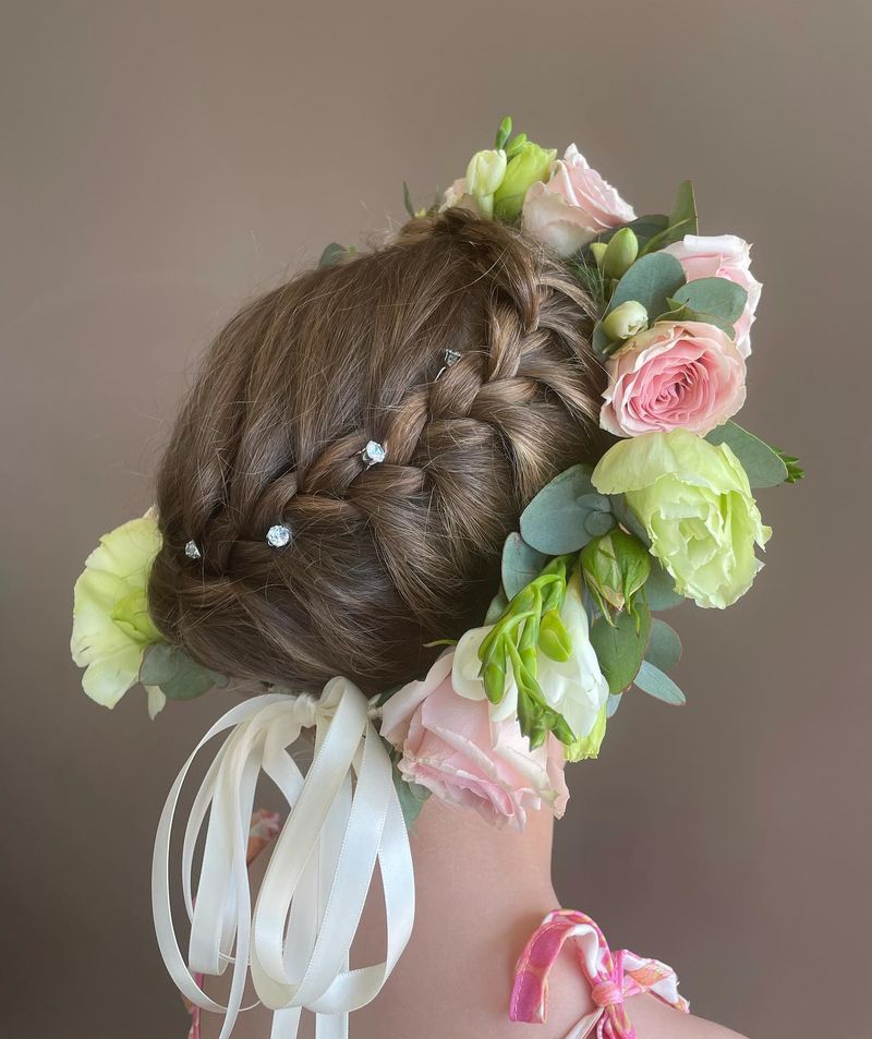 Flower Girl Crown Braid
