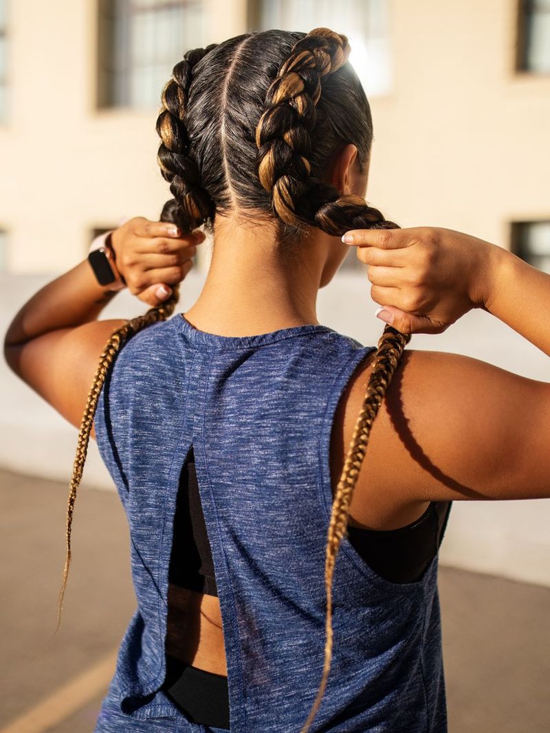 Braid-Friendly Exercise Routine