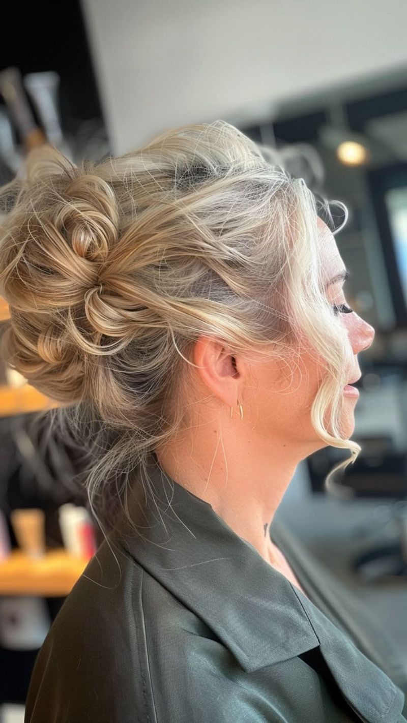 Complicated Updo with Tendrils