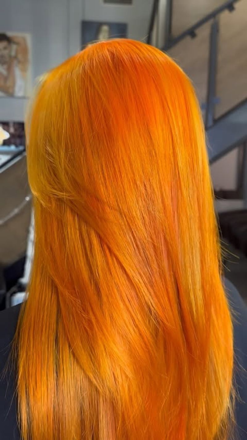 Fiery Orange-Red