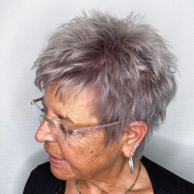 Overly Spiky Short Cuts