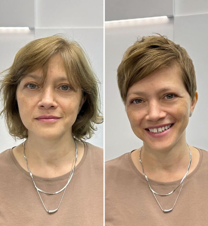 Outdated Style to Modern Pixie