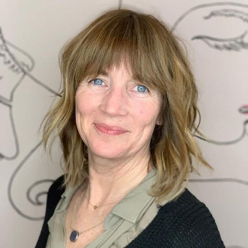 Layered Bob with Soft Fringe