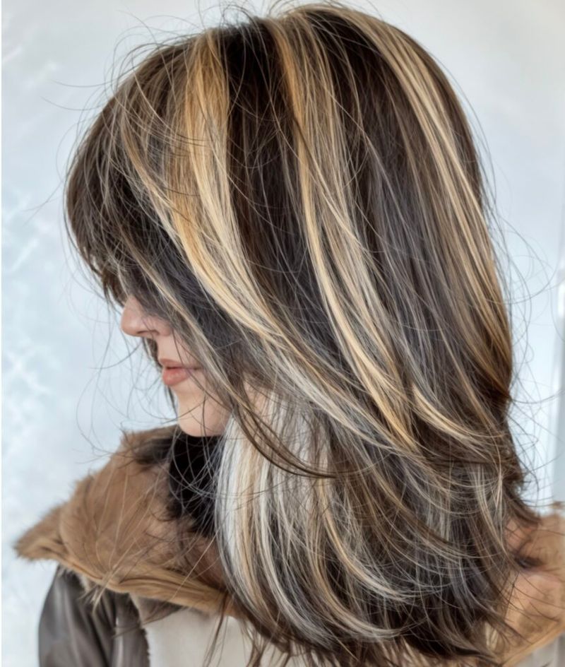 Chunky, Striped Highlights