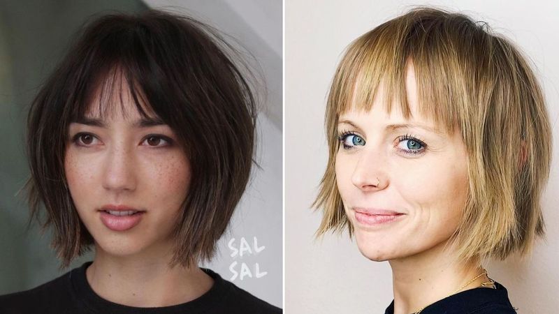 Wispy Thin Bangs