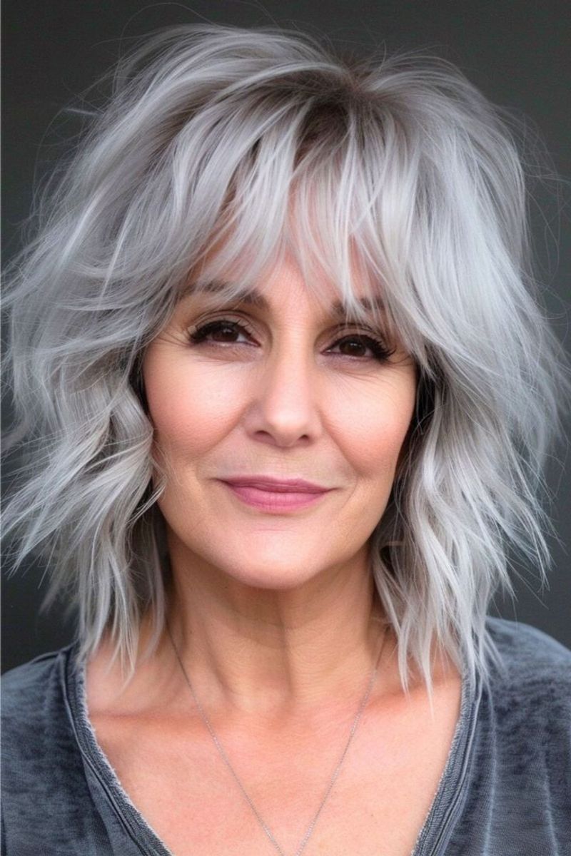 Layered Shoulder-Length Shag