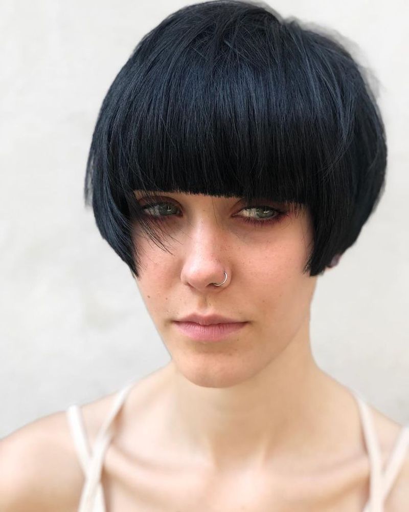 Blunt Fringe Pixie