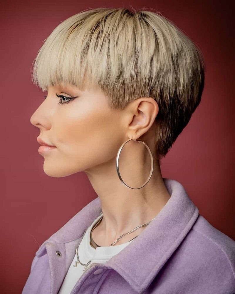 Choppy Textured Bowl Pixie