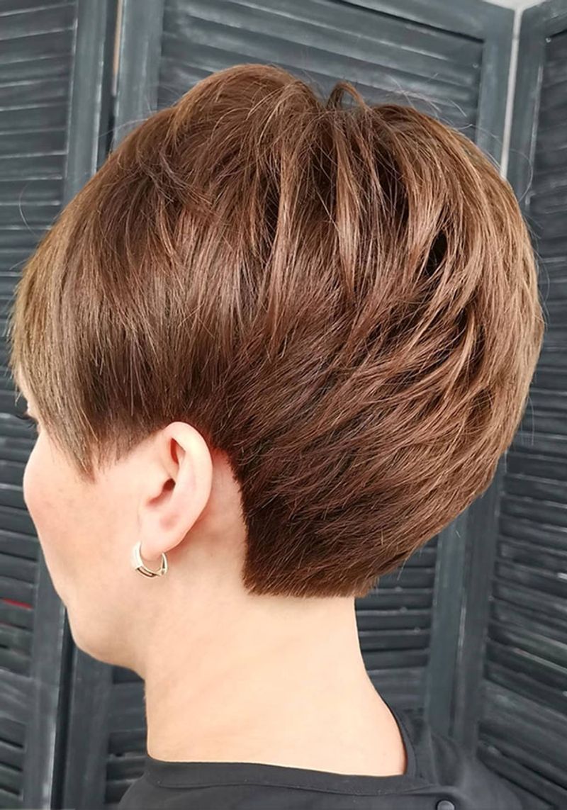 Tapered Nape Pixie