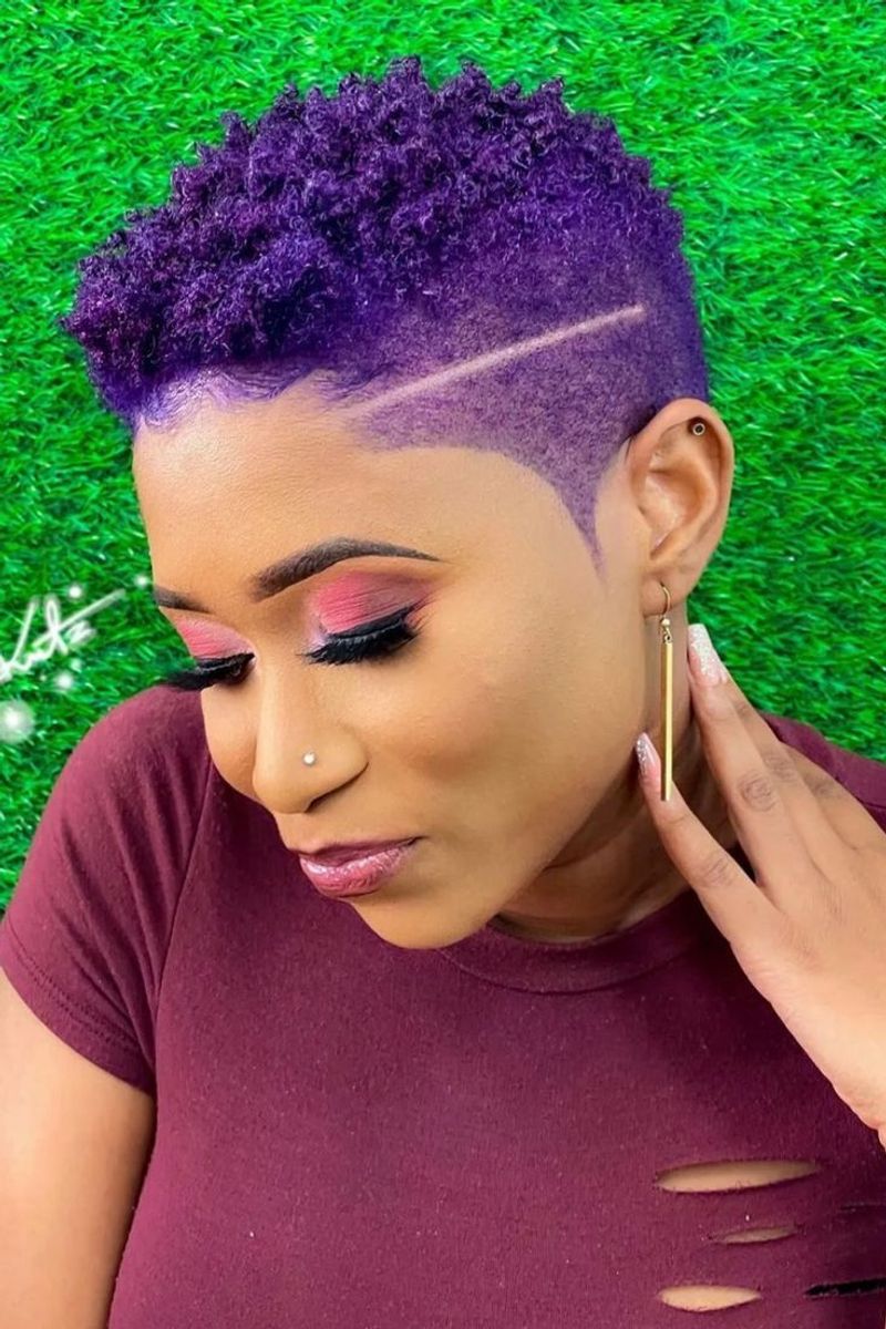 Purple Rain Mohawk