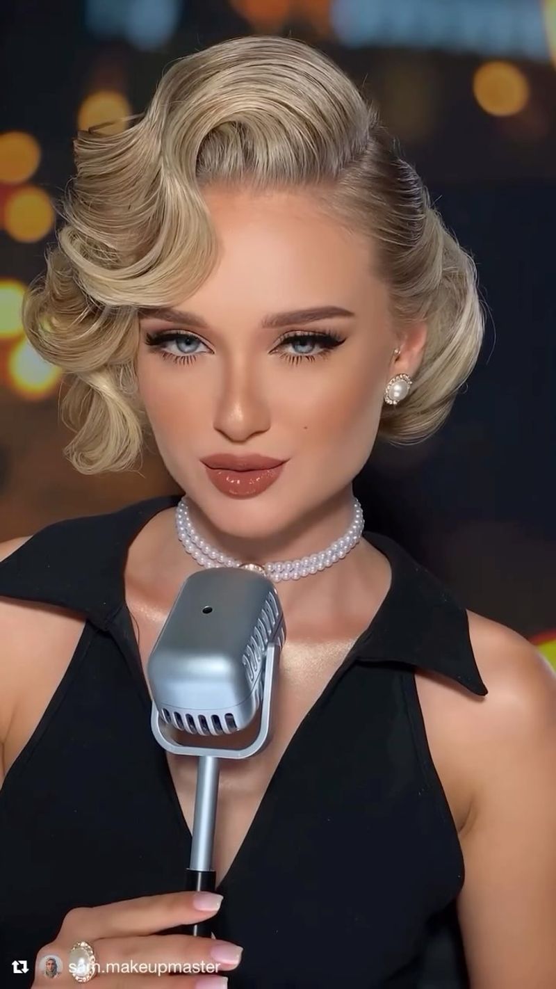 Marilyn-Inspired Bombshell Blonde