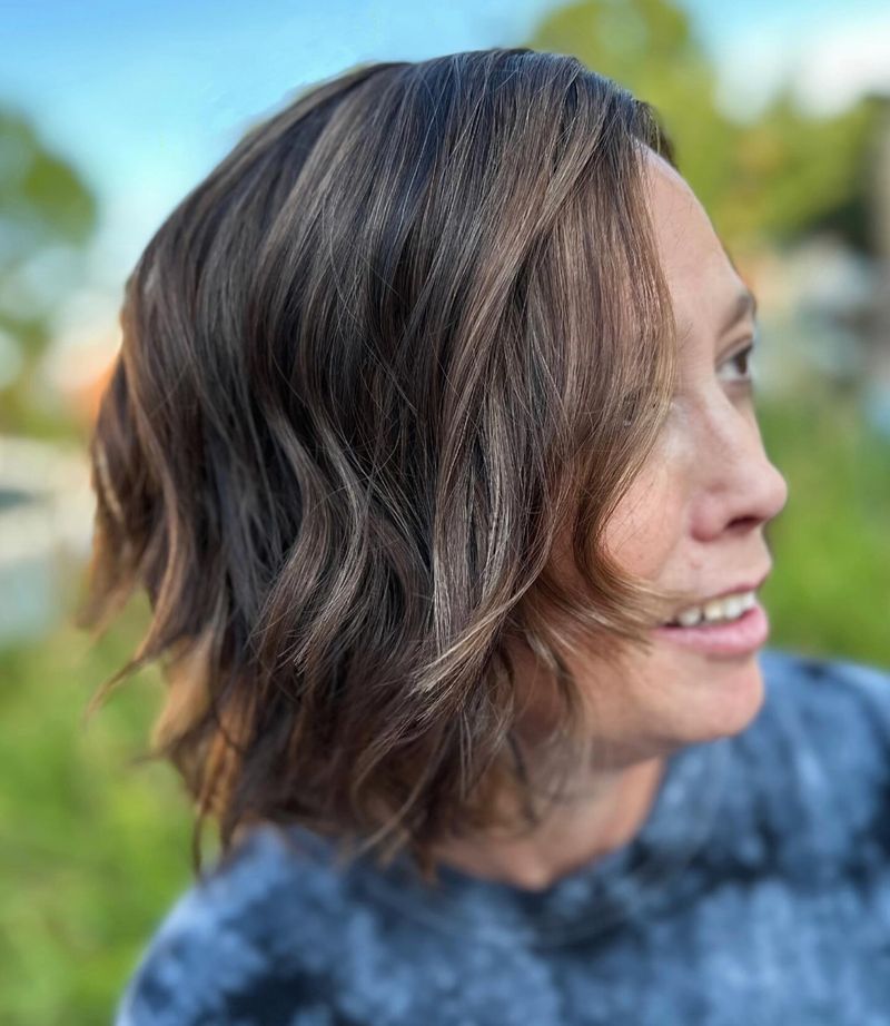 Rich Brunette with Subtle Layers