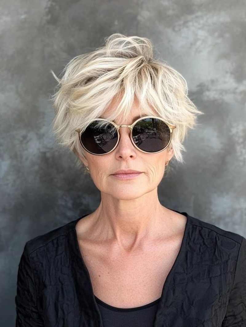 Shaggy Pixie with Face-Framing Layers