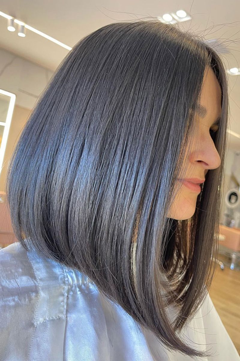 Graduated Bob With Sleek Surface