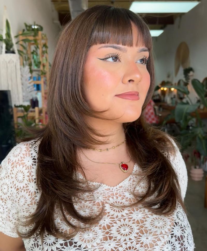 Heavy, Straight-Across Bangs