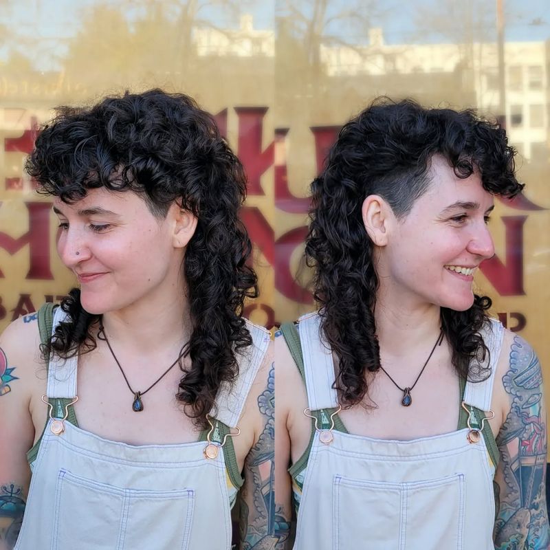 Shaggy Asymmetrical Mullet