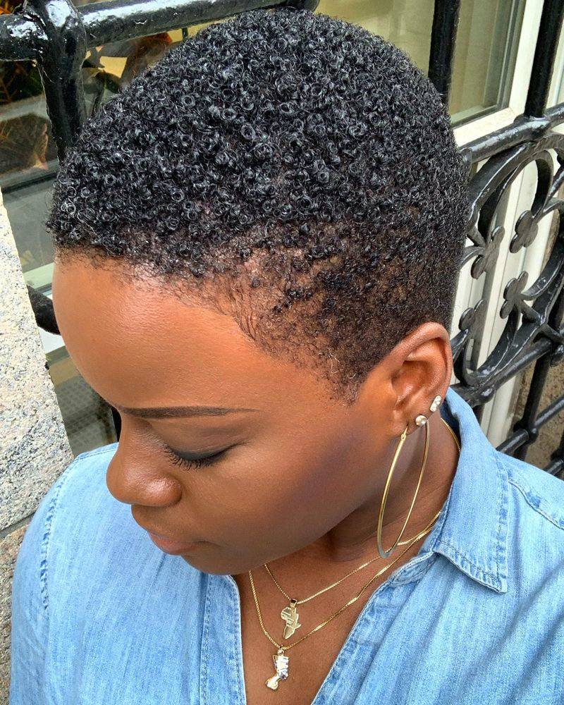 Tapered Teeny Weeny Afro