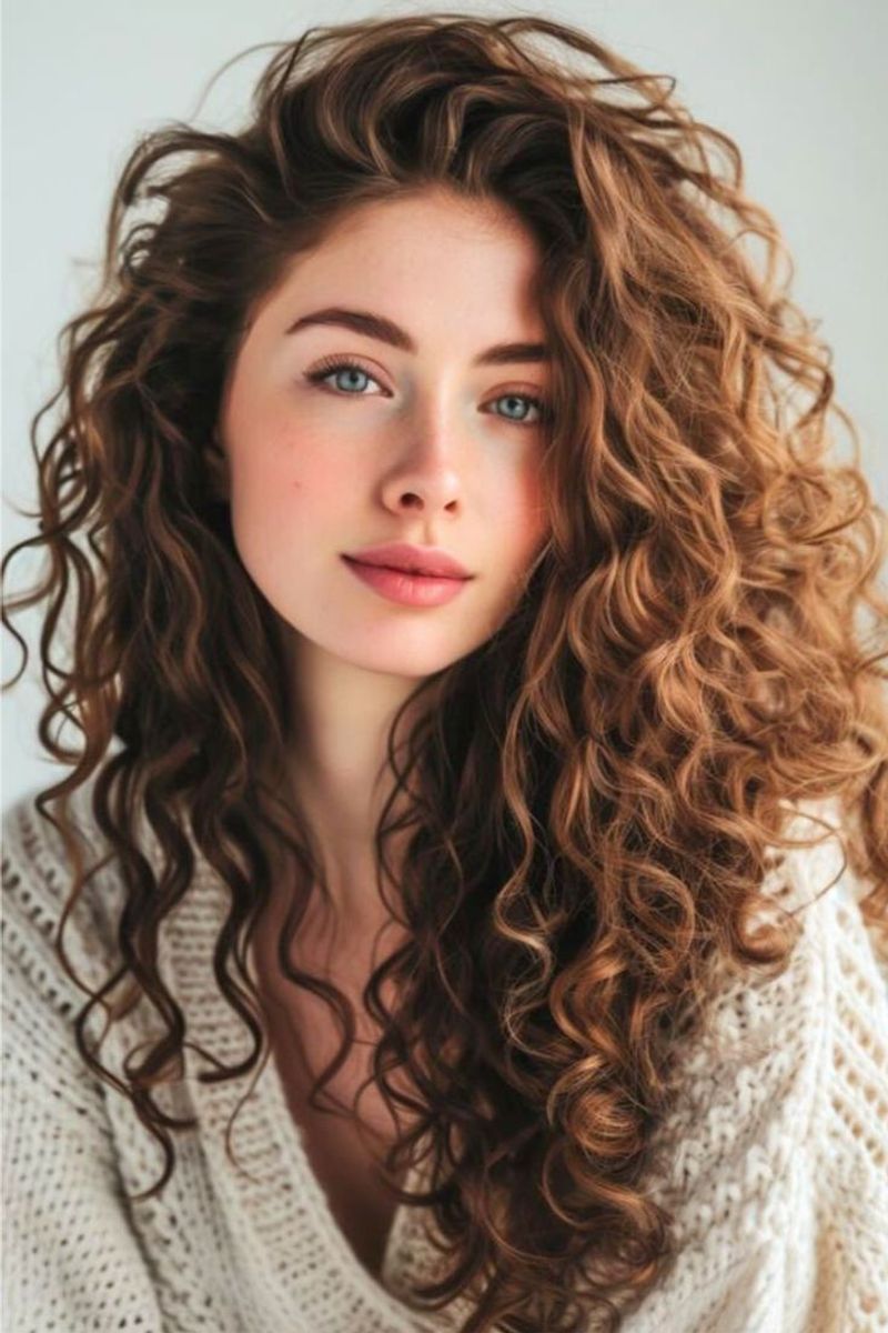 Layered Mermaid Curls