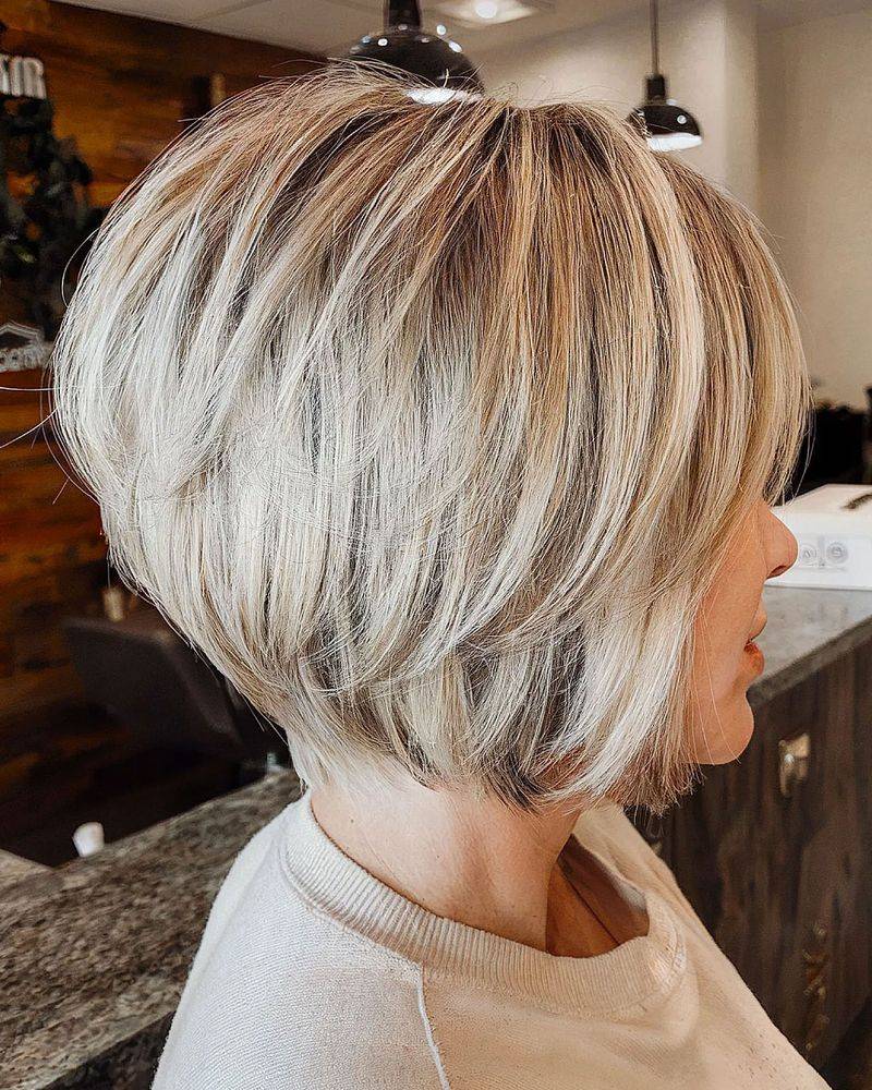 Angled Cut with Textured Crown