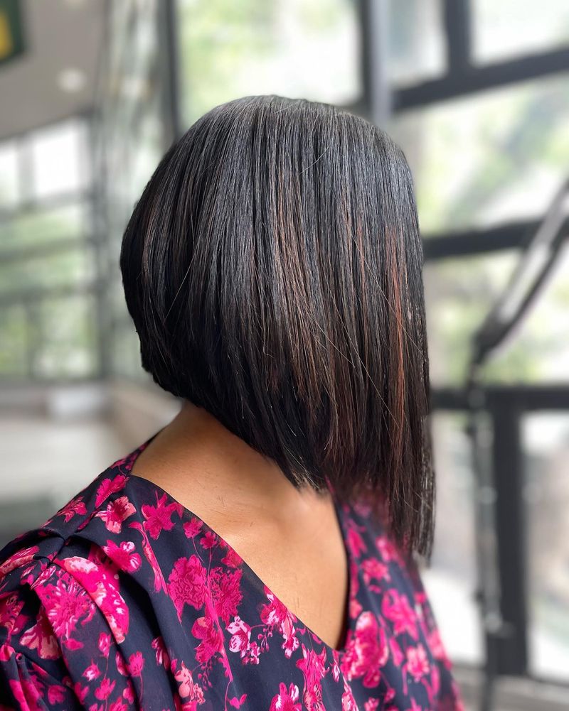 Side-Swept Asymmetrical Cut