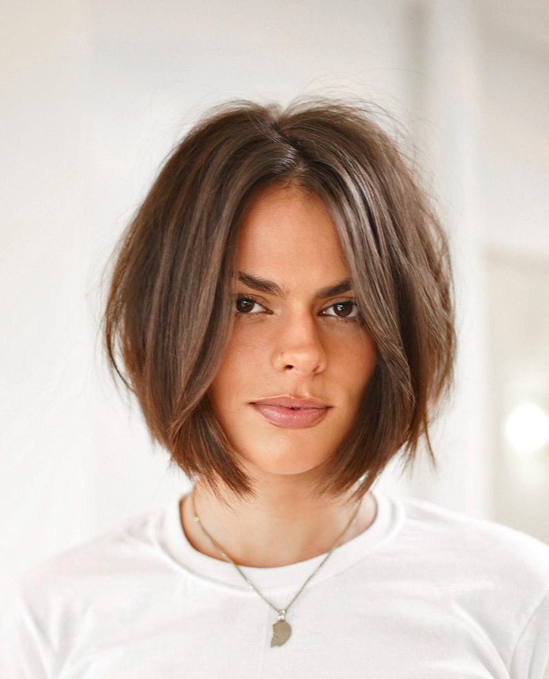 Blunt Bob with Micro-Layers