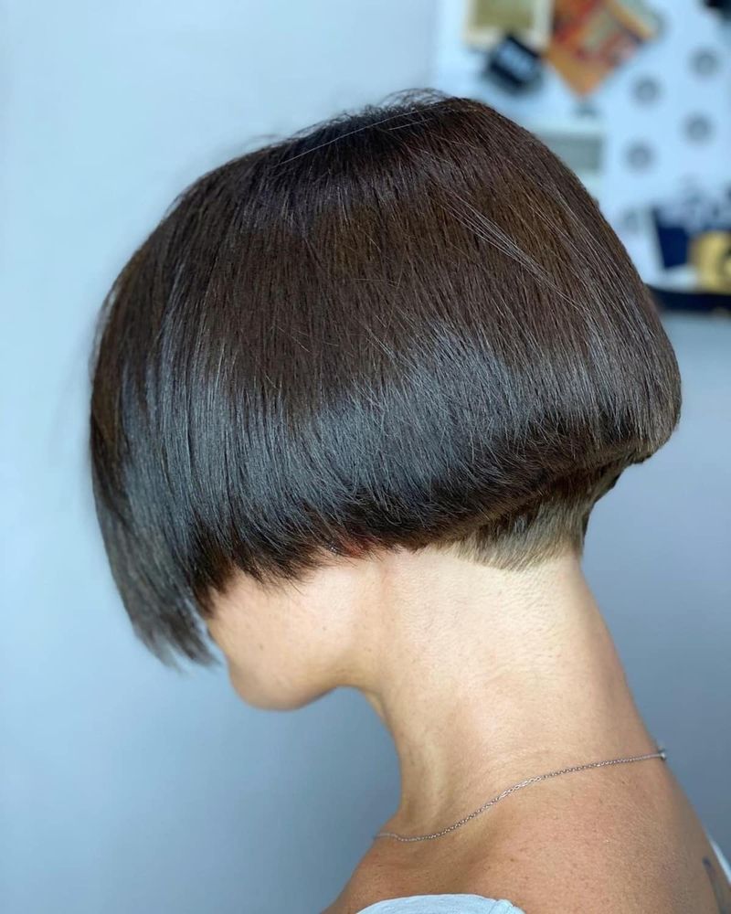 Blunt Bob with Shaved Nape