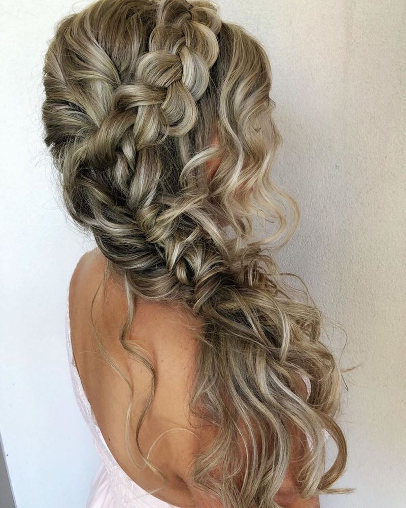 Trenza lateral suelta