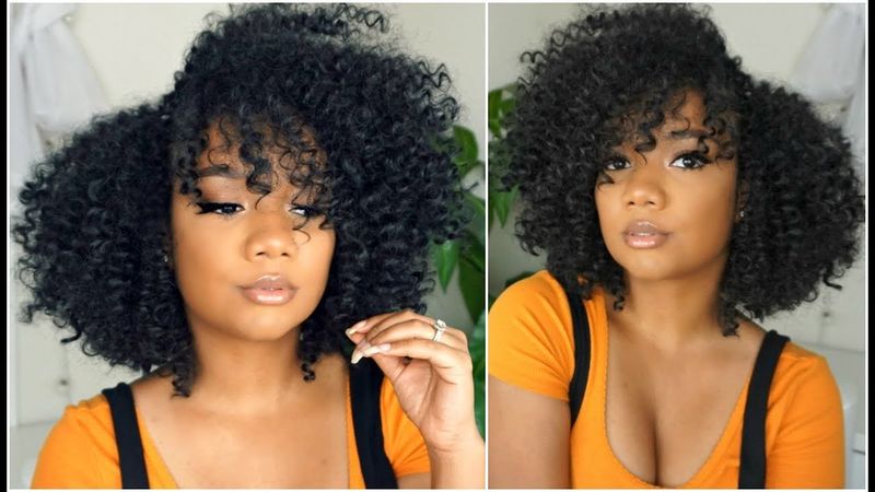 Curly Afro Crochet Style