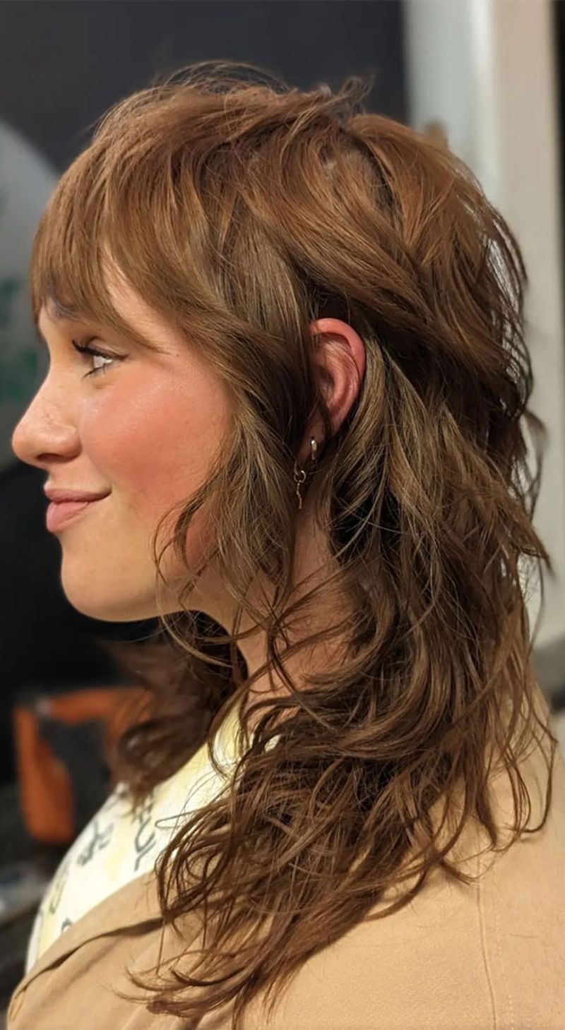 Chunky Layered Mullet