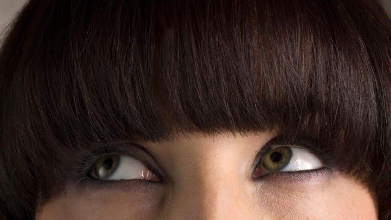 Blunt Heavy Bangs with Razor-Sharp Angled Bob
