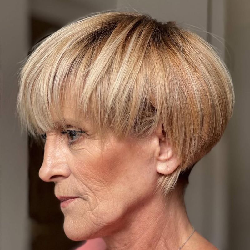 Bowl-Cut Bangs