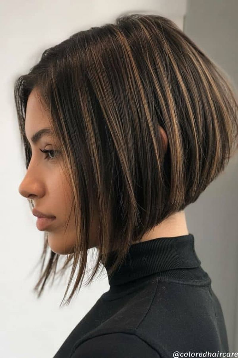 Inverted Bob with Subtle Layers