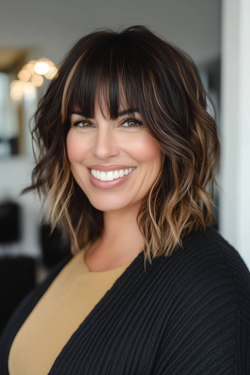Textured Lob With Root Volume