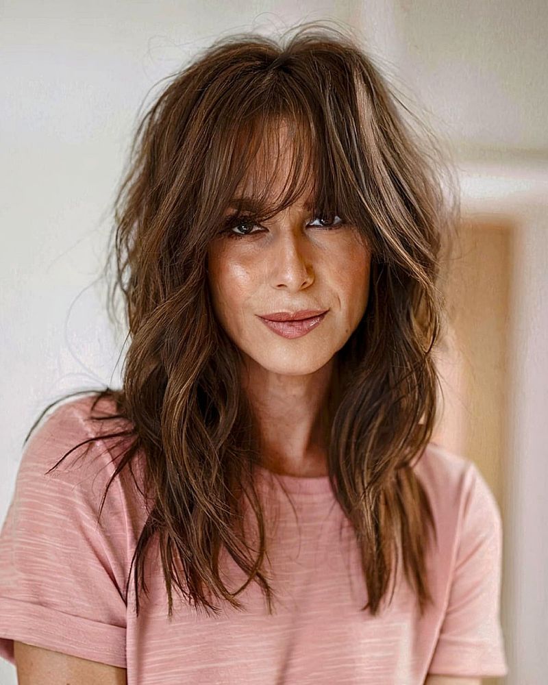 Subtle Peek-a-Boo Bangs