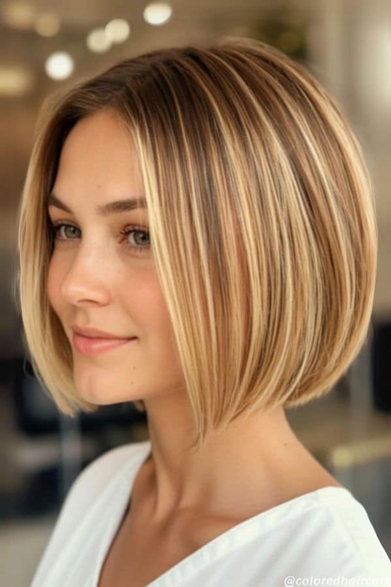 Blunt Bob with Micro-Layers