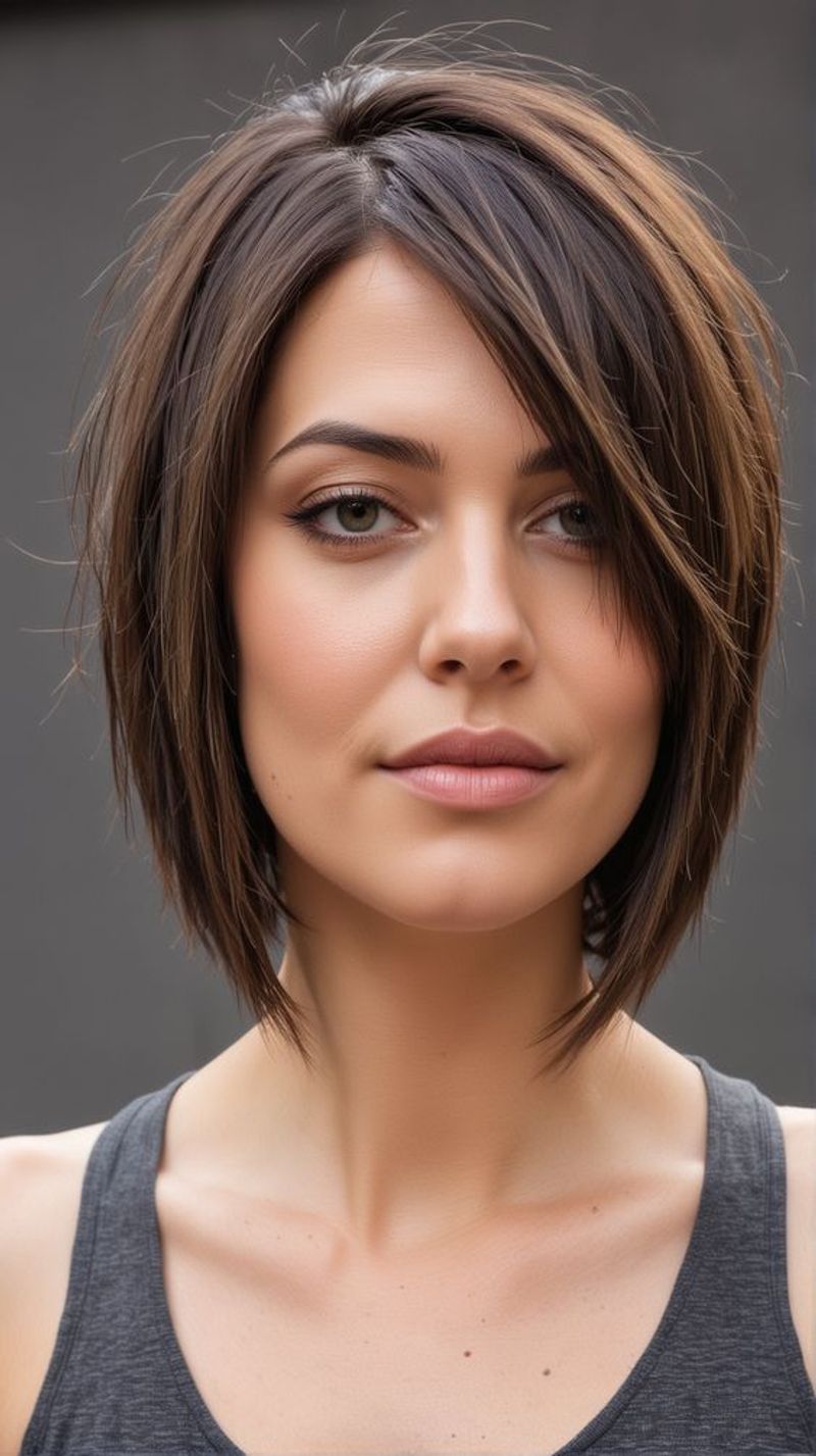 Asymmetrical A-Line Cut