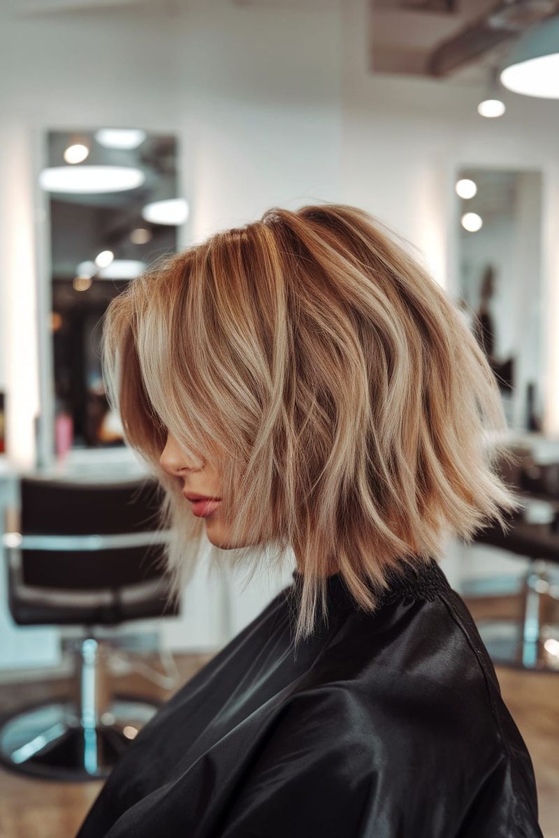 Side-Part Rachel