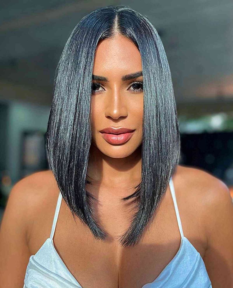 Blunt Middle Parts
