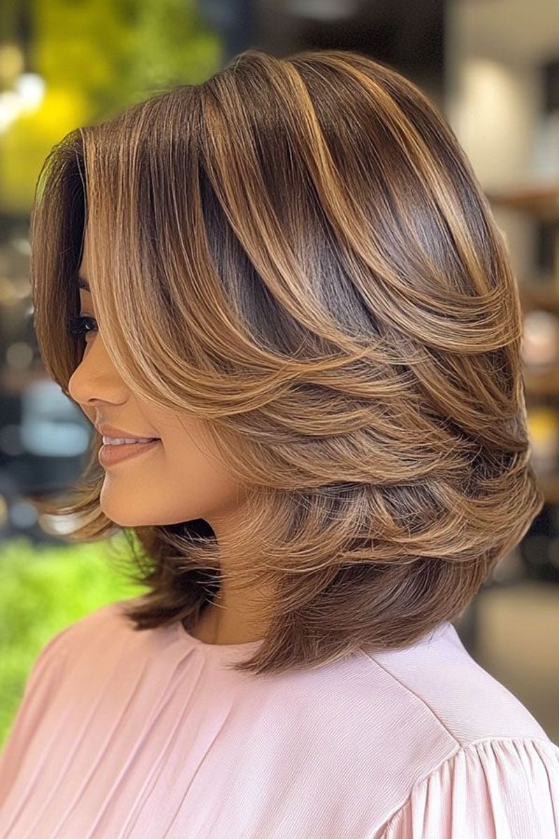 Bouncy Long Bob Layers