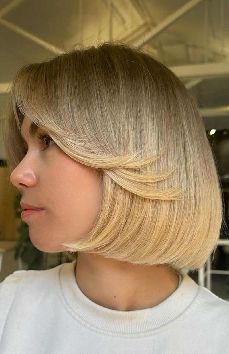 Vintage-Inspired Flipped Bob