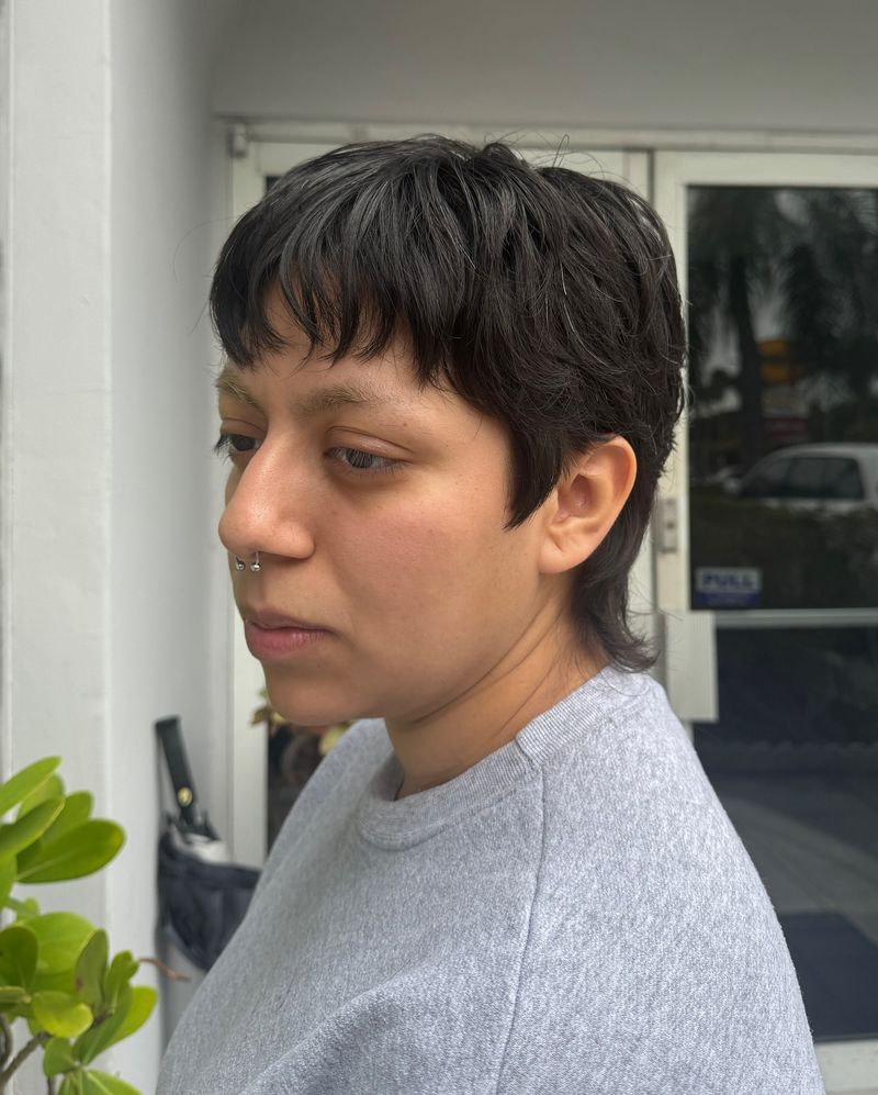 Choppy Pixie Bangs