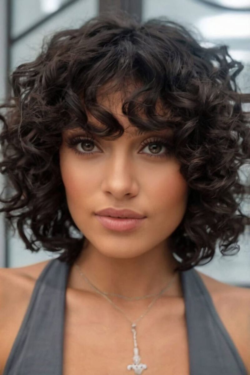 Voluminous Crop for Curls