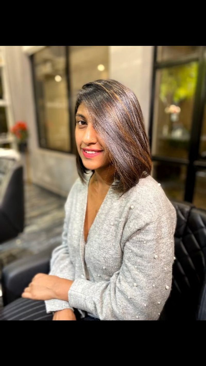 Asymmetrical Bob with Deep Side Part