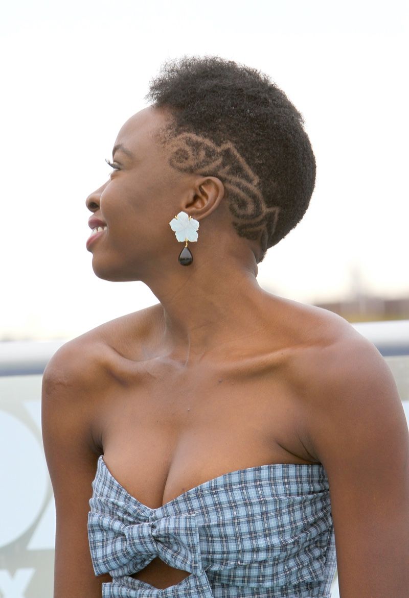 Cropped Coils With Shaved Design
