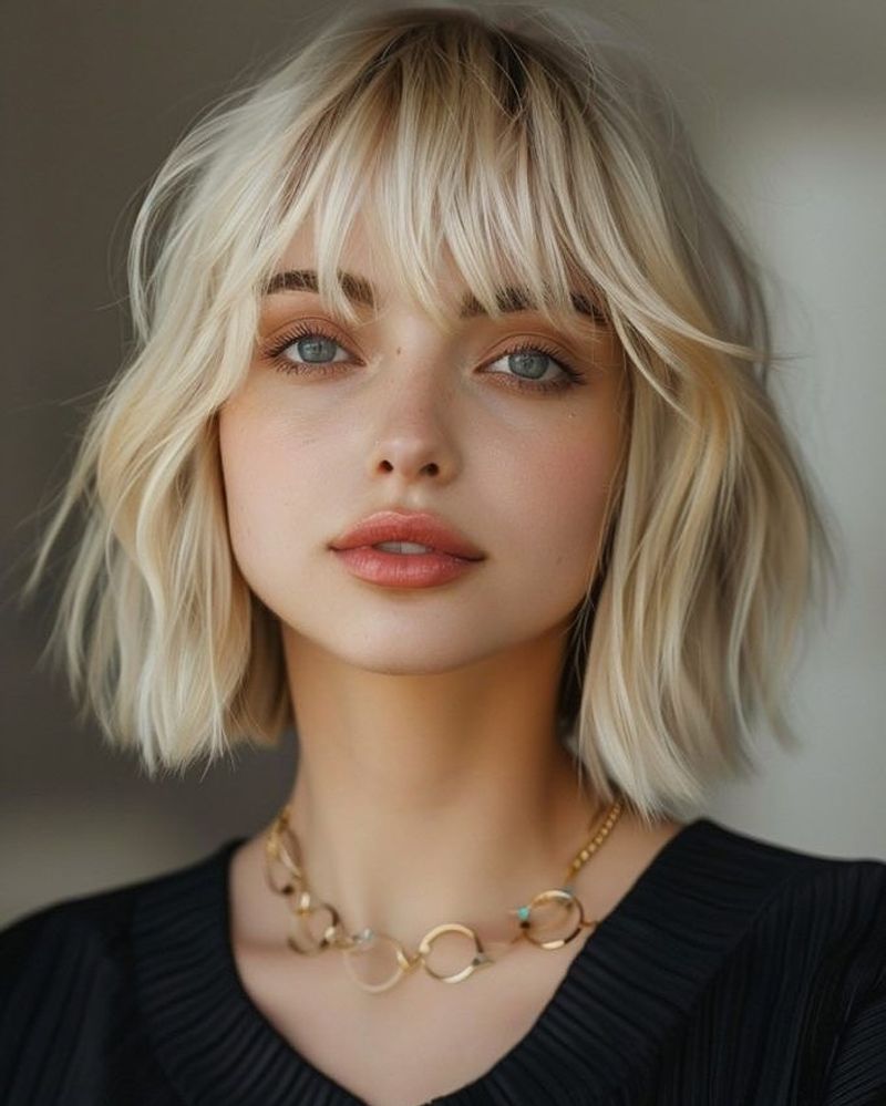 Chin-Length French Bob