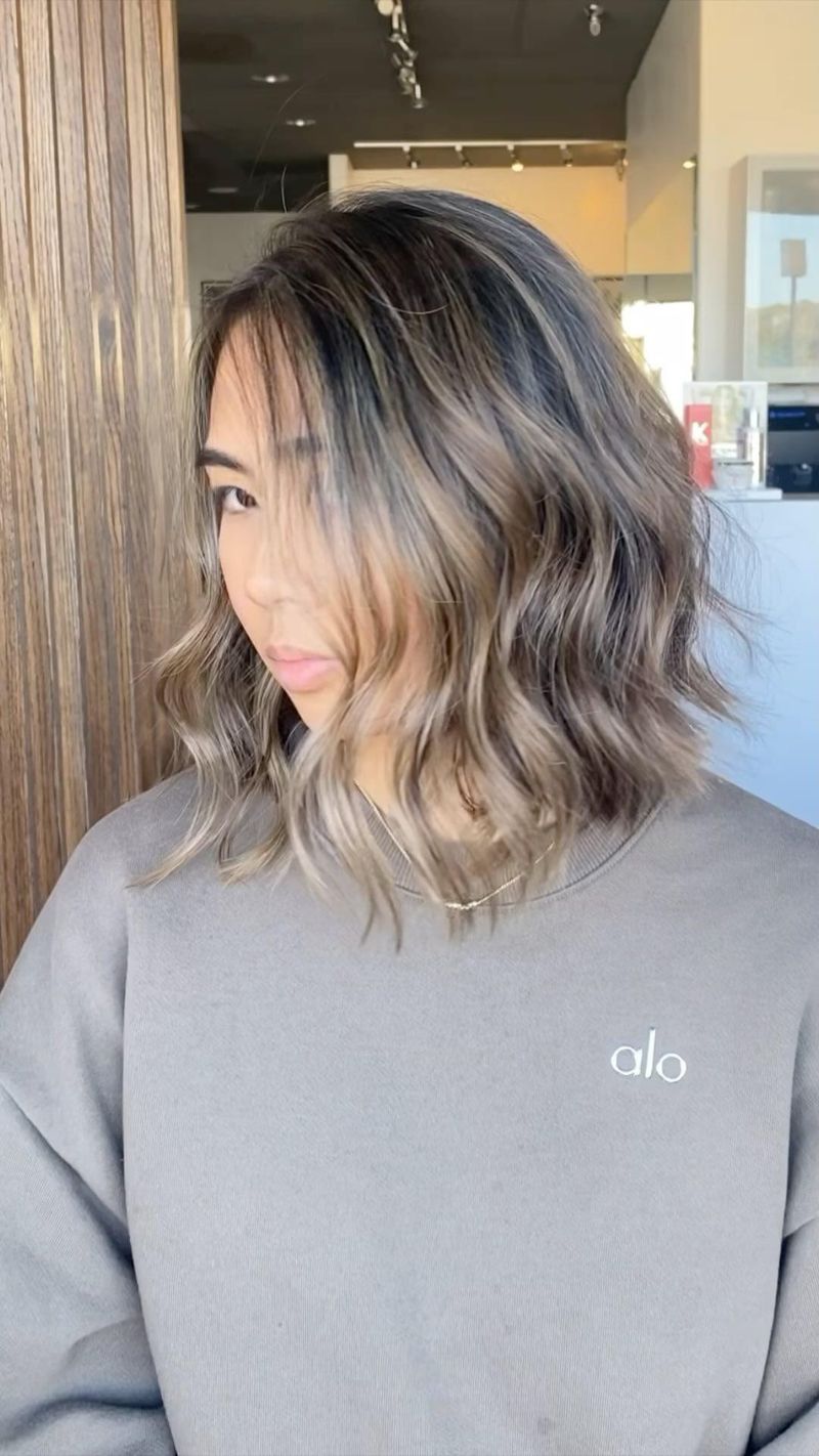 Lob (Long Bob) with Waves