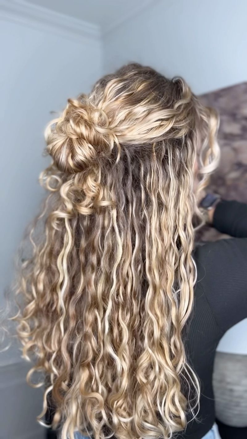 Half-Up Top Knots